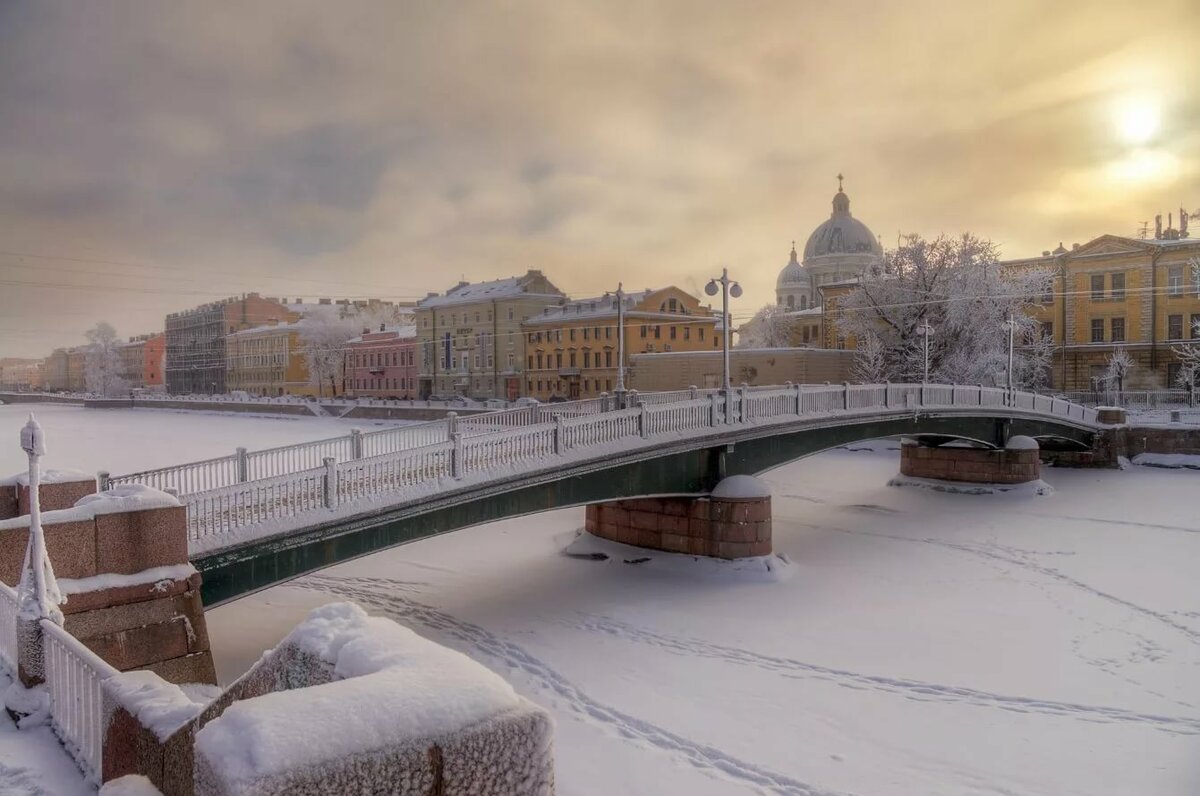 зима в санкт-петербурге фото