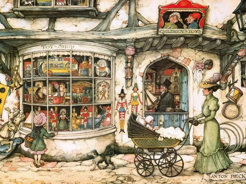 антон пик anton pieck (1895-1986 фото