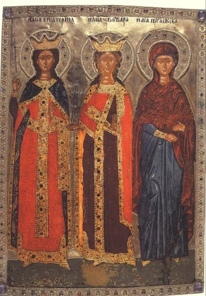 святые великомученицы екатерина и варвара фото