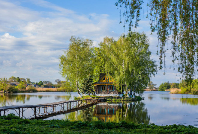 охотничий домик село солотвин фото