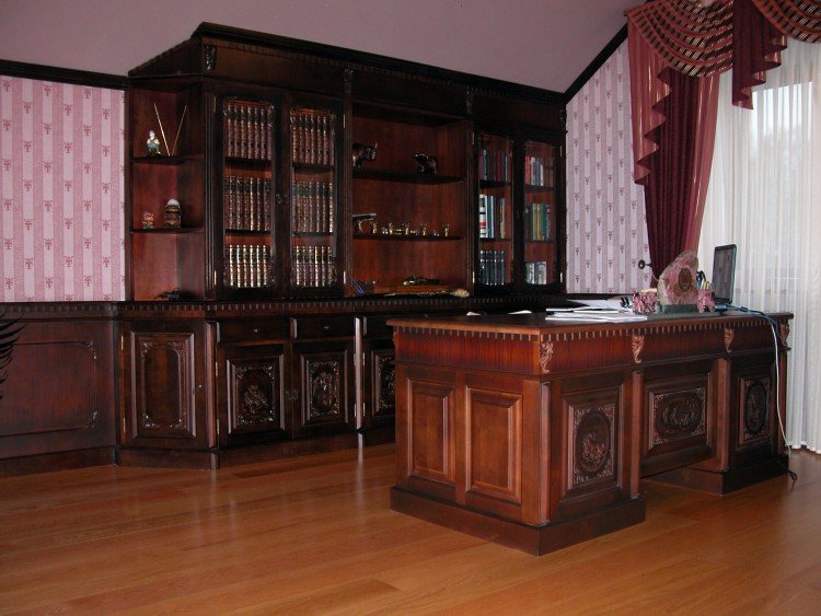 Дизайн рабочего кабинета
Кабинет в классическом стиле