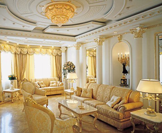 стиль барокко в интерьере фото