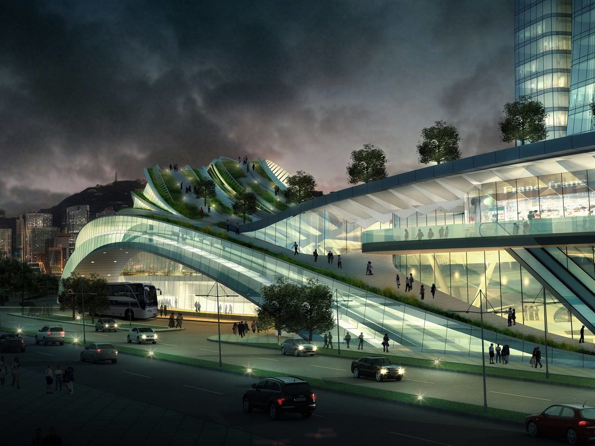 вокзал express rail link west kowloon terminus фото
