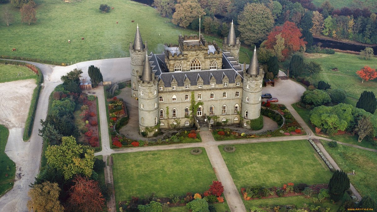 замка инверари (inveraray castle) фото