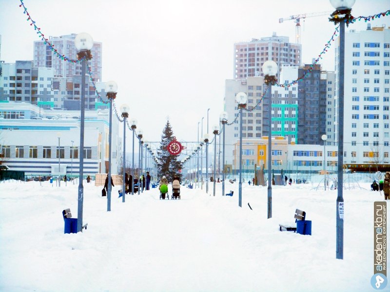 академический район екатеринбург зима фото