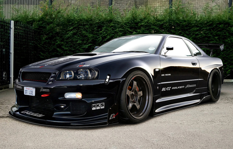 tuned nissan gtr r34 фото