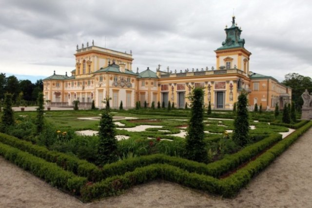 вилянувский дворец варшава фото