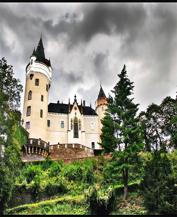 замок жлебы чехия фото