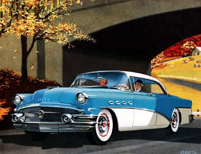 buick roadmaster 1956 фото