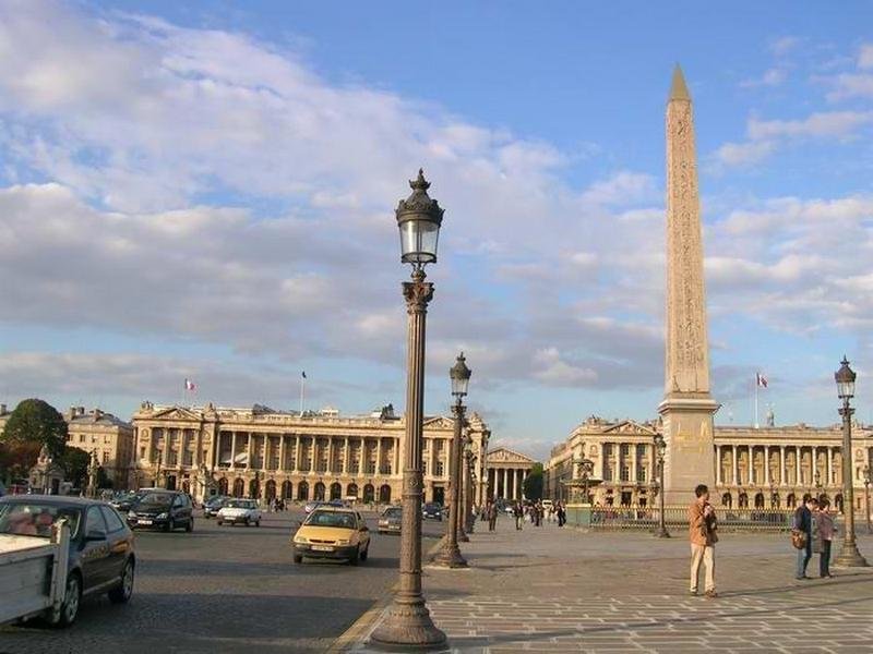 площадь конкорд в париже фото