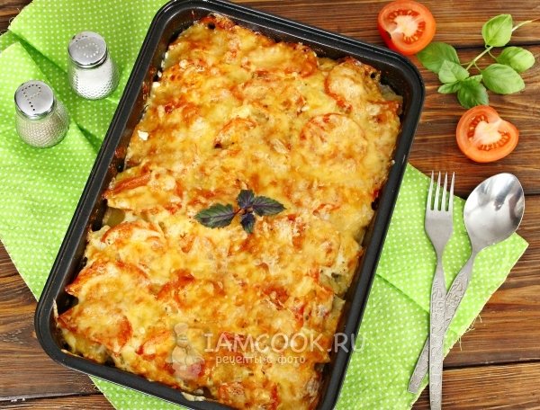 мясо по французски в духовке фото