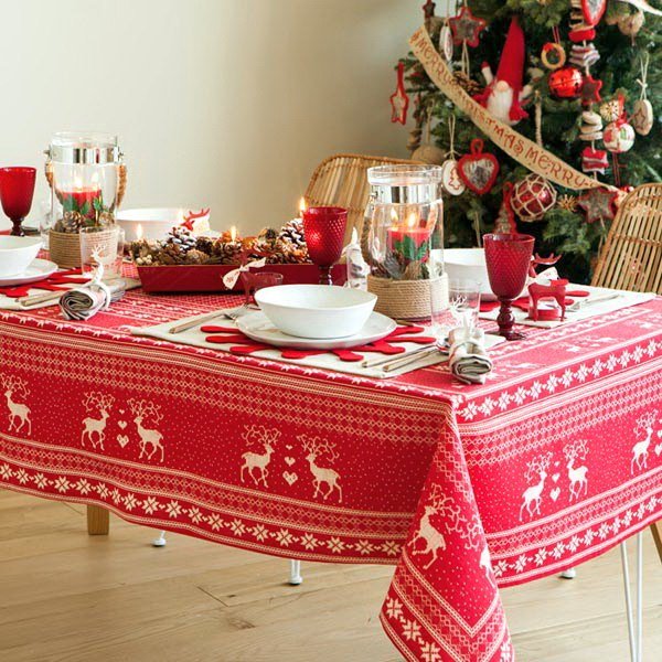 zara home скатерть новогодняя фото