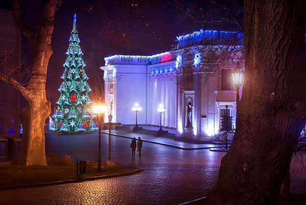 новогодняя одесса фото