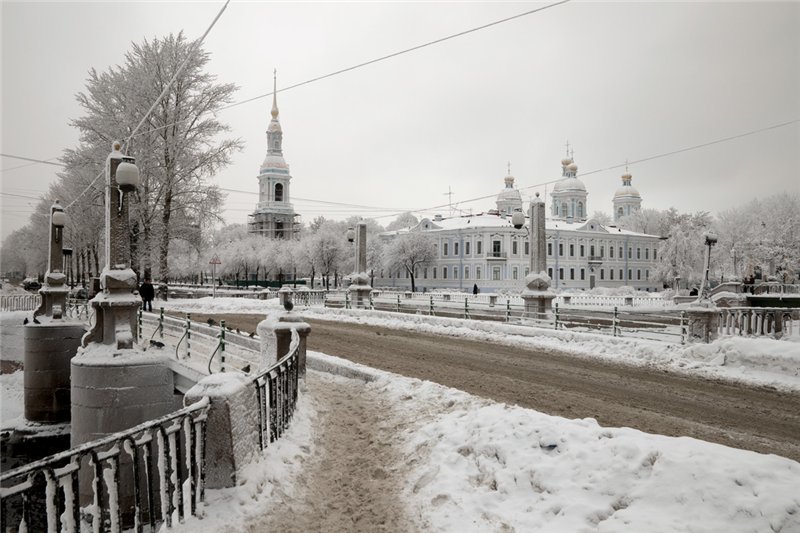 зимний петербург фото