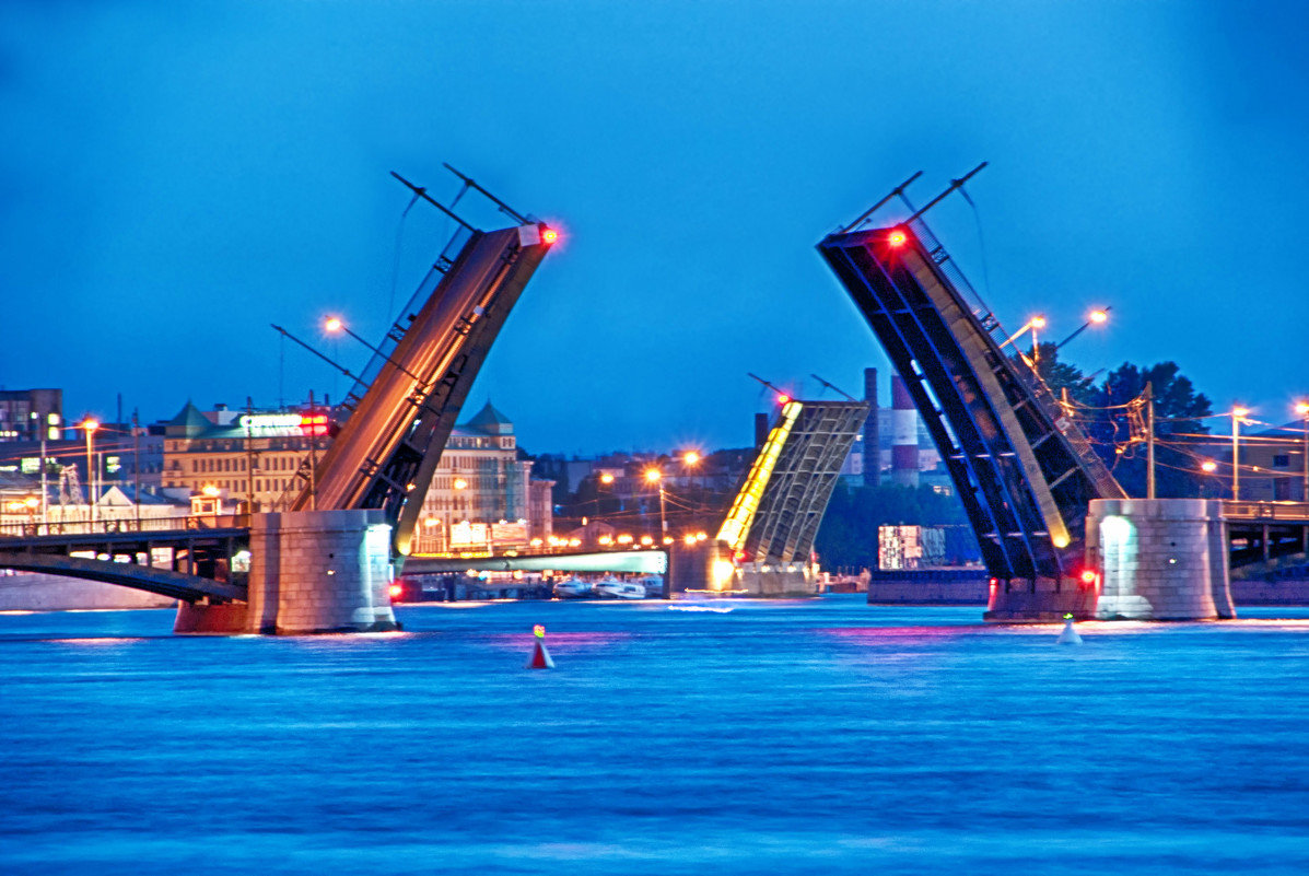 разводные мосты санкт петербург фото