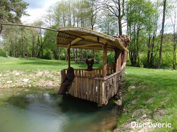 друскининкай беседка в парке фото