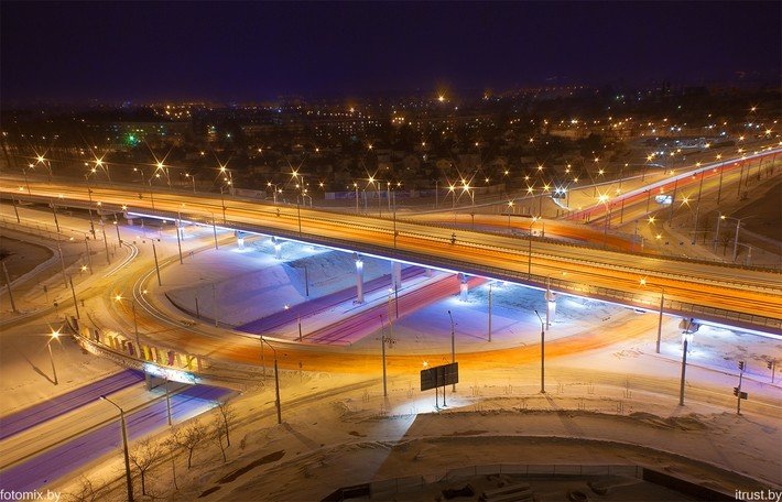 ночной минск фото