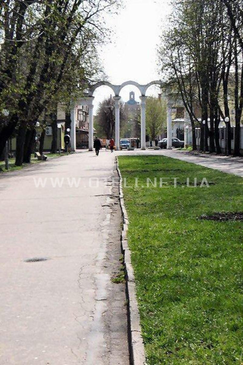 арка входа в парк фото