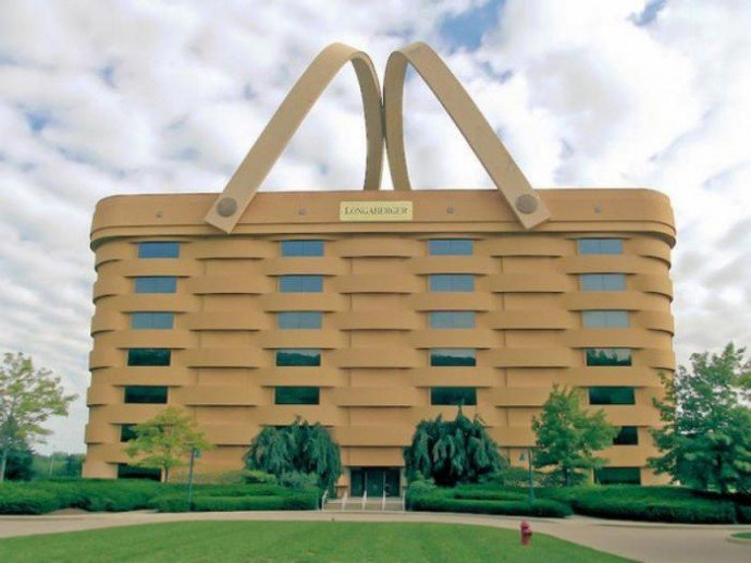 здание-корзина (the basket building), огайо, сша фото