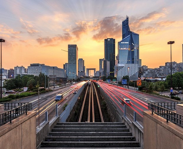 город дорога фото