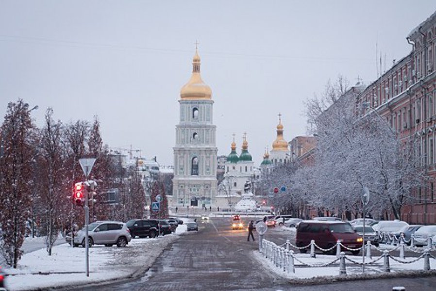 киев зимой фото