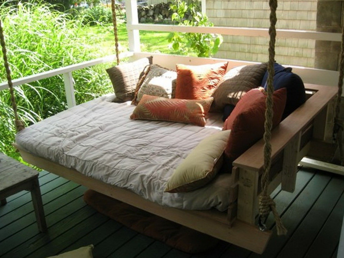 Porch bed swing diy home design ideas.
