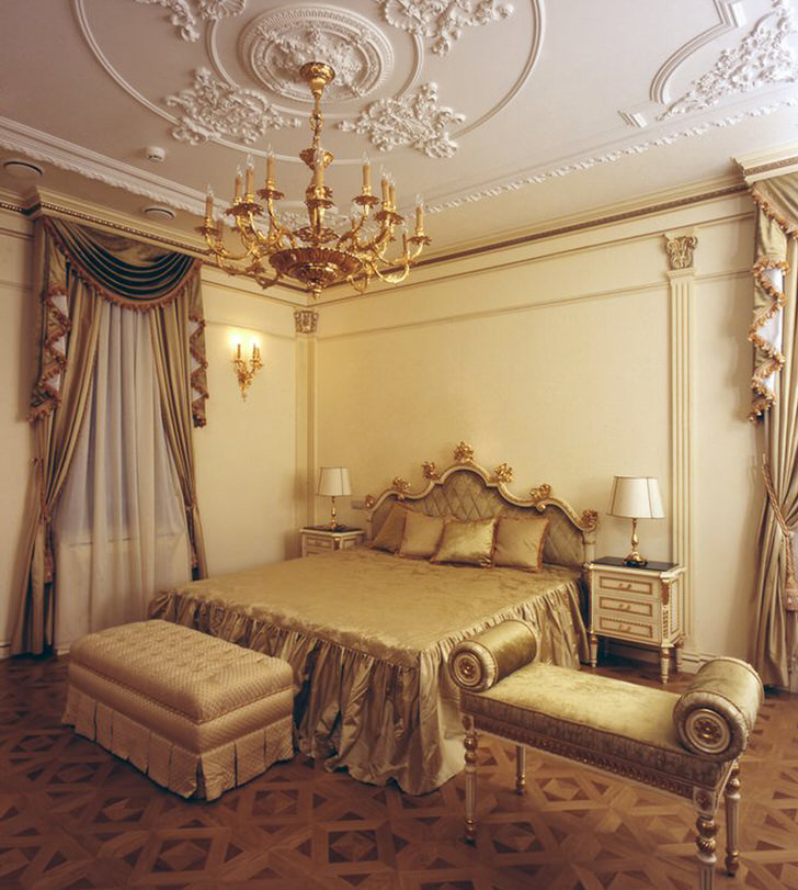 luxury design спальня в дворцовом стиле фото