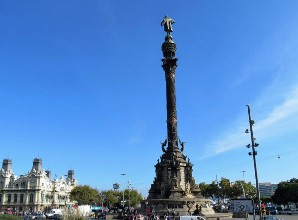 памятник колумбу в барселоне фото