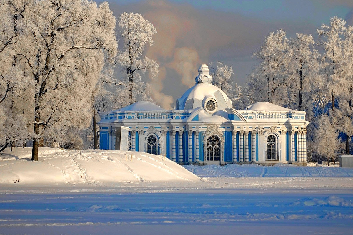 царское село зимой фото