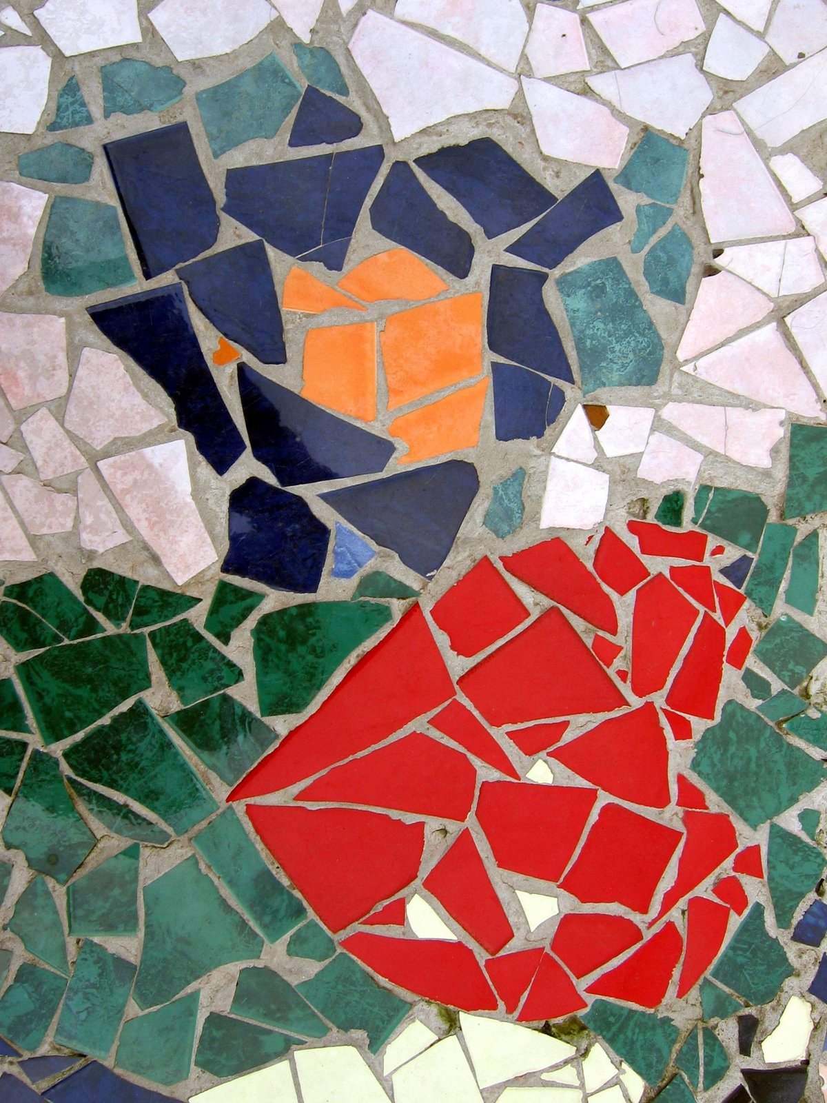 мозаика из колотой плитки