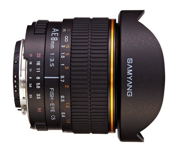 Samyang 8mm f/3.5 fisheye