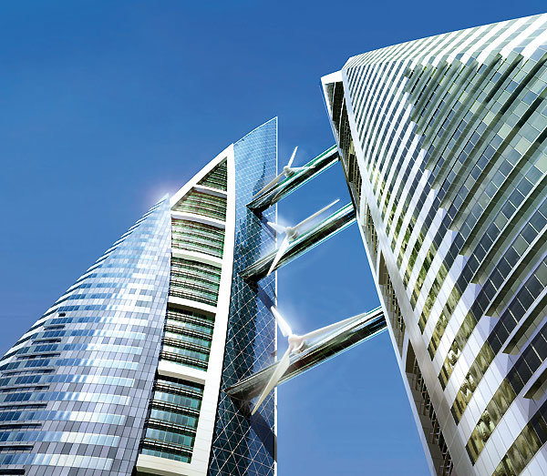 bahrain twin towers фото