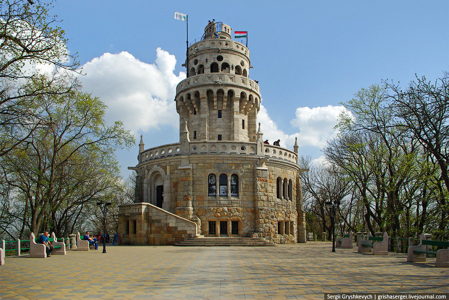 башня эржебет в будапеште фото
