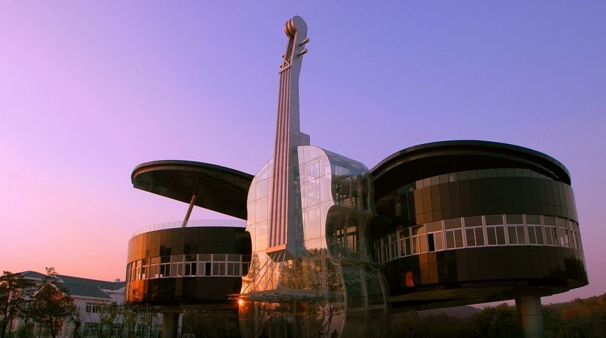 выставочный центр piano house, хуайнань, китай фото