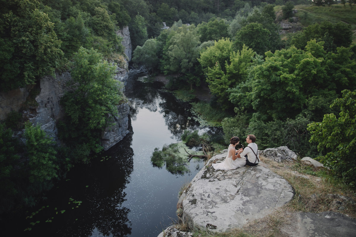 свадебная фотосессия на скалах фото