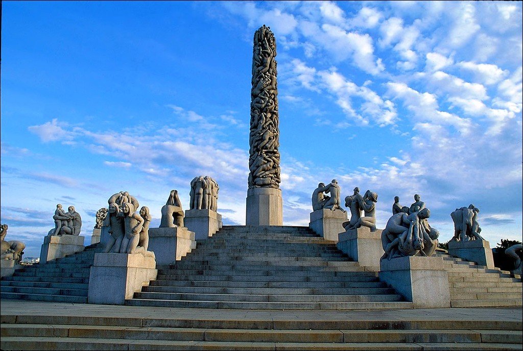 норвегия осло парк вигеланда фото