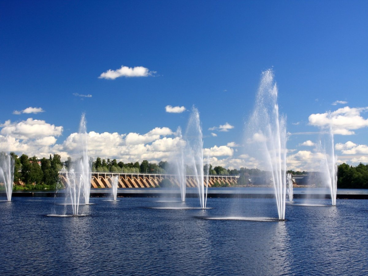 фонтан парк фото