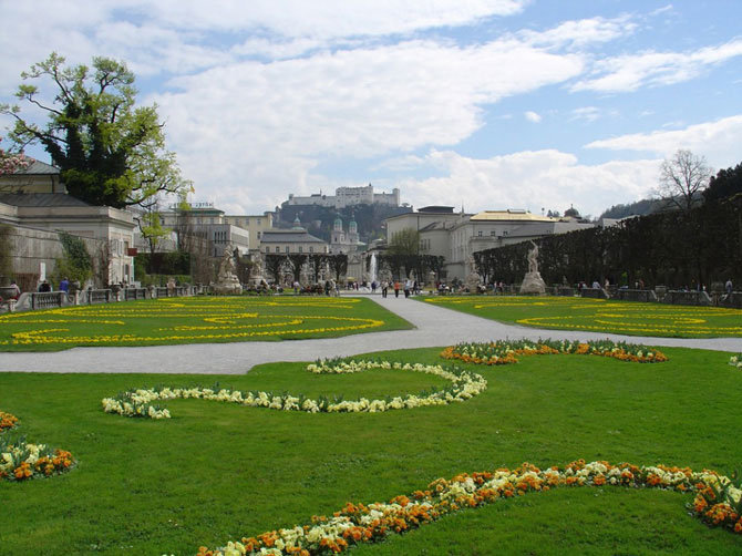 дворец мирабель зальцбург фото