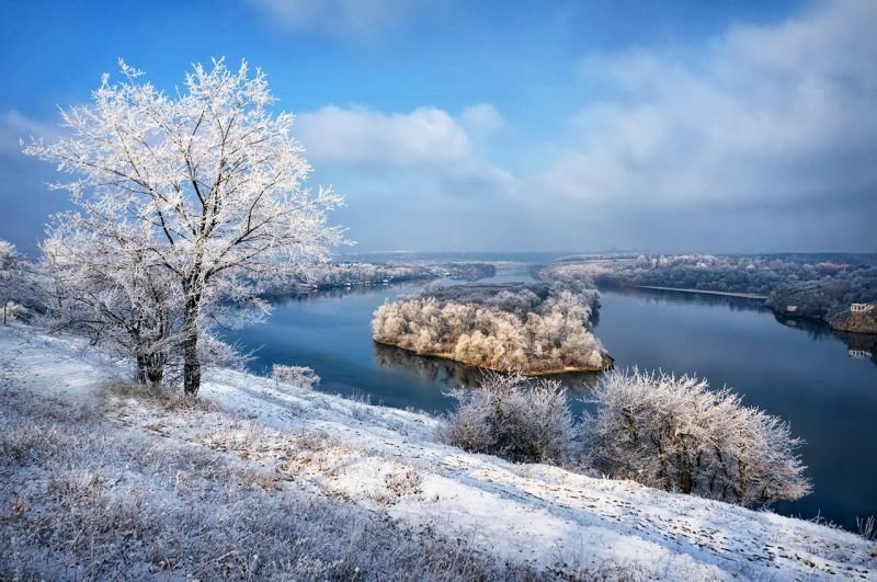 зима в запорожье фото