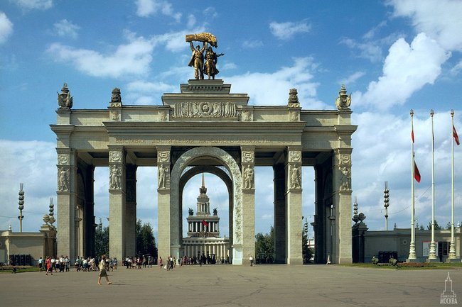 арка вднх фото
