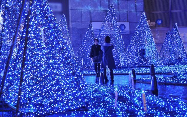 новогоднее украшение города фото