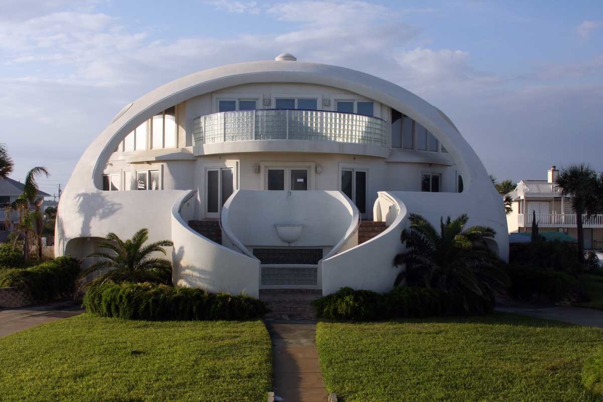 дом круглой формы фото