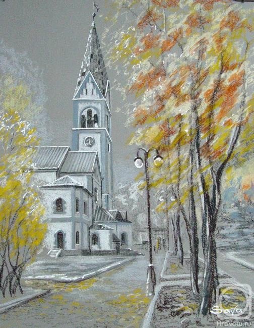 городской пейзаж рисунок фото