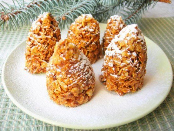 десерт еловые шишки фото