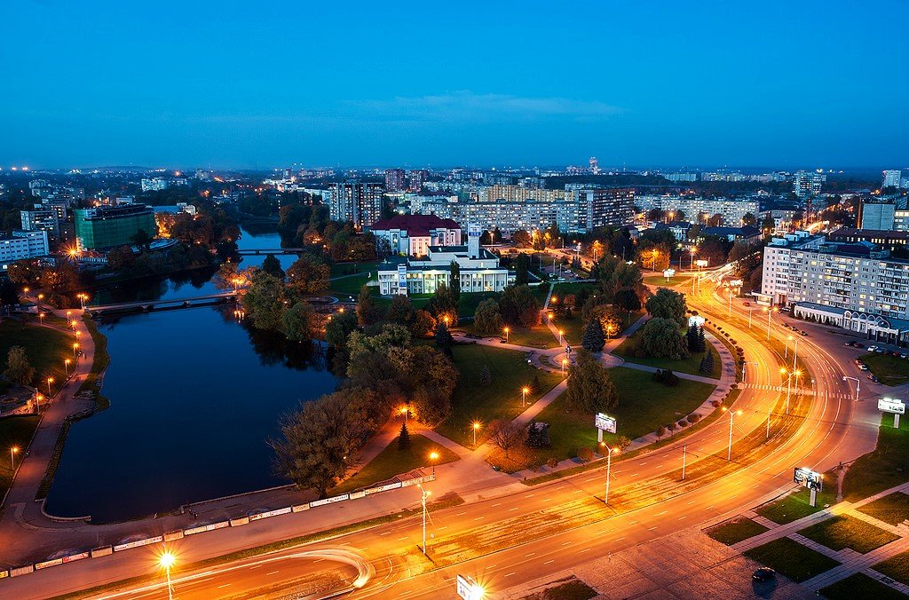 ночной минск фото
