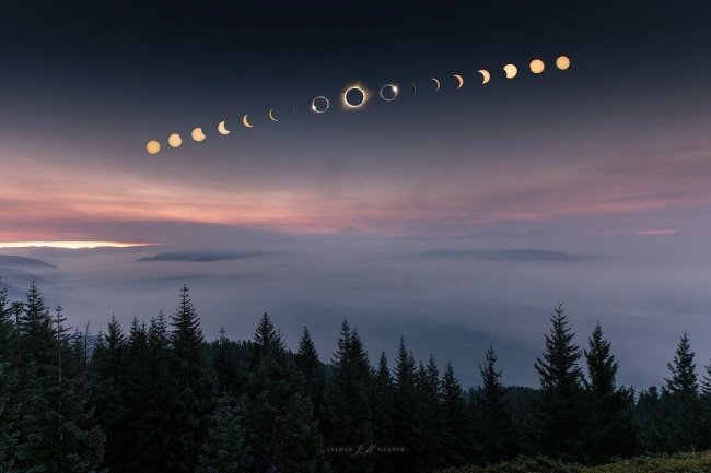 затмение солнечное фото