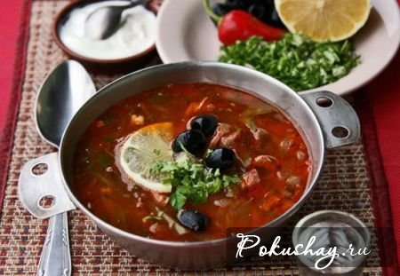 солянка сборная мясная фото