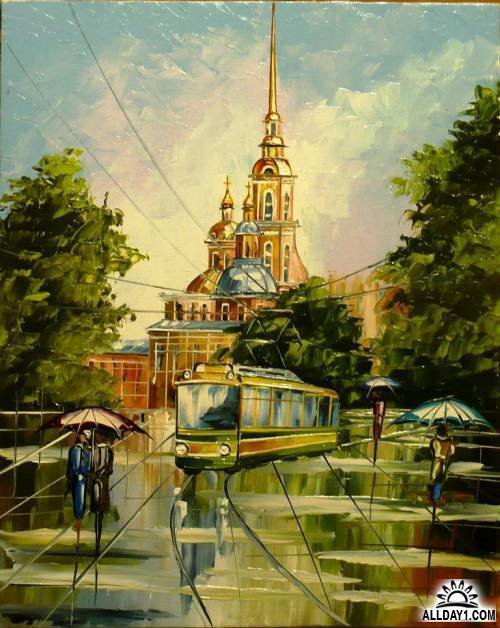 картины питерской художницы фото