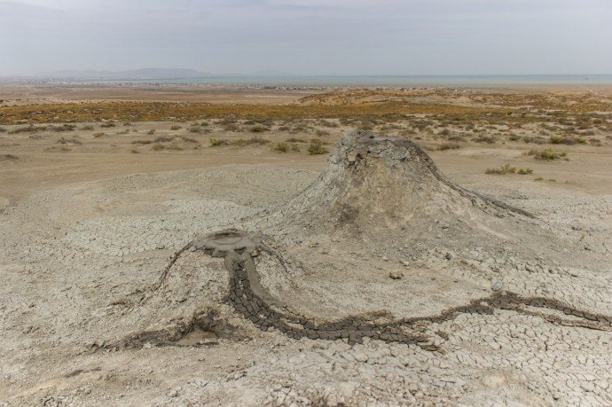 грязевой вулкан азовское море фото