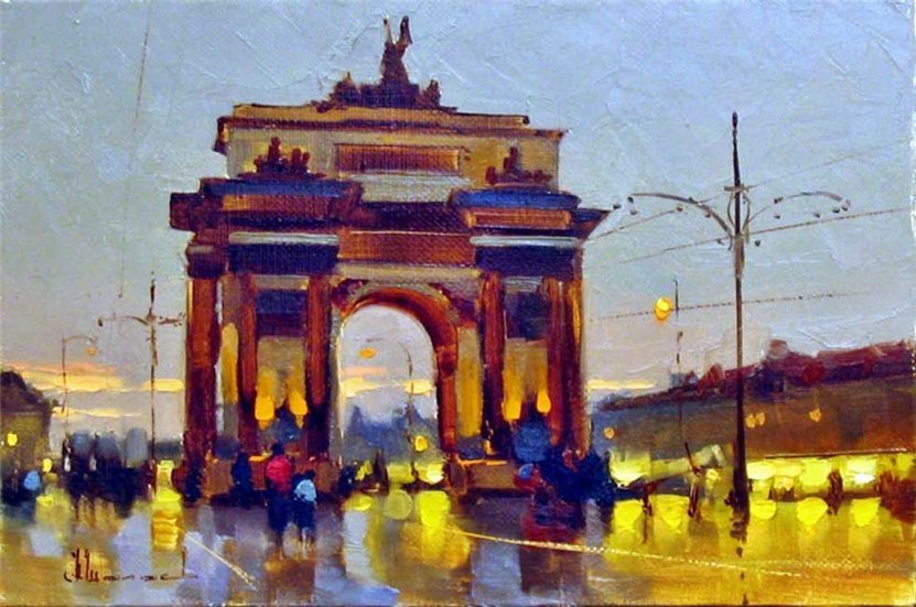картина триумфальная арка фото